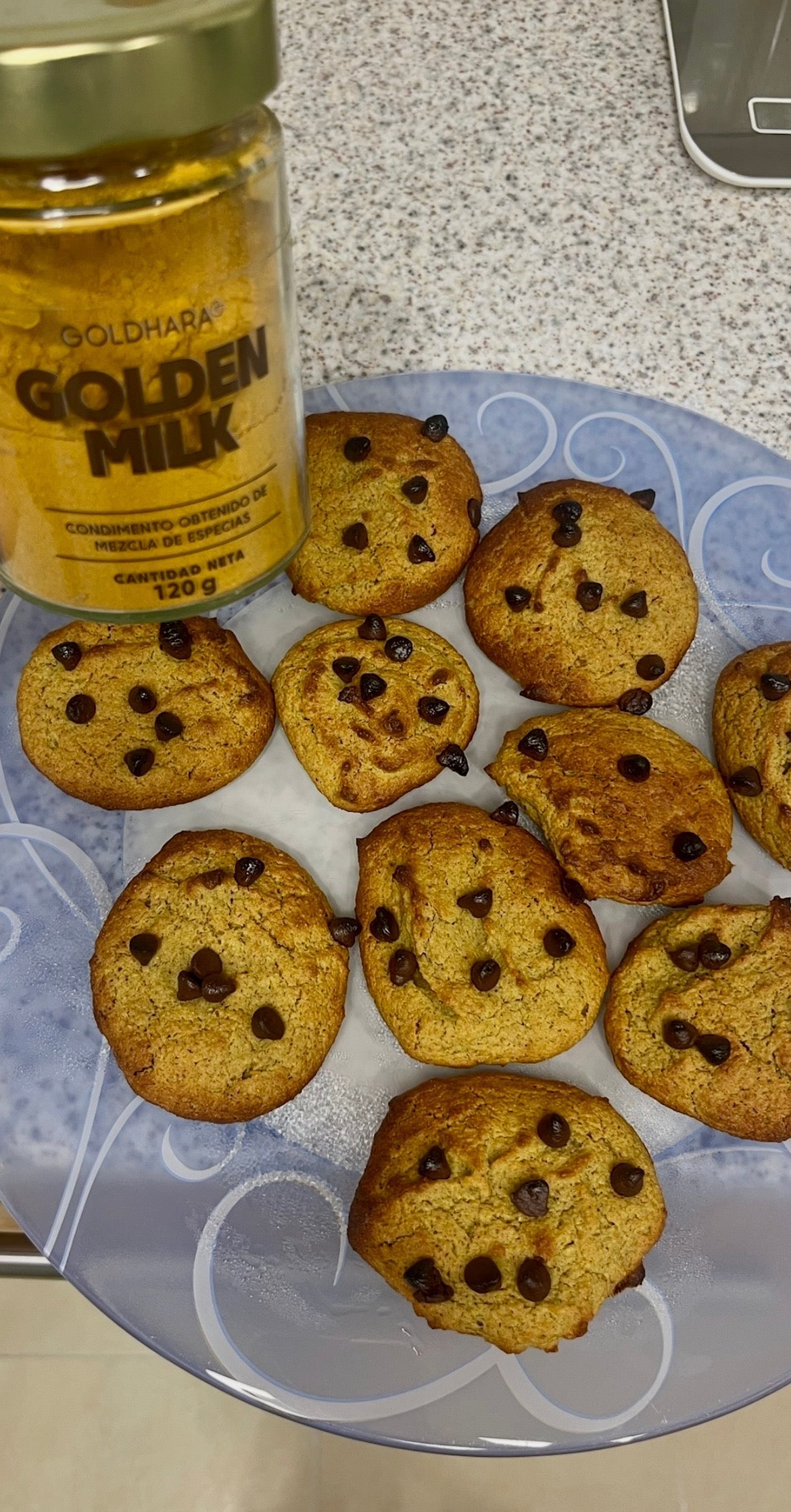 Cookies de pistacho con Golden Milk