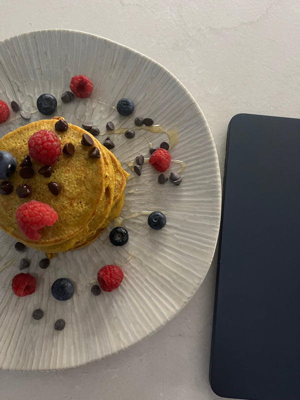 Tortitas Saludables con Golden Milk (Golden Pancakes rápidos)
