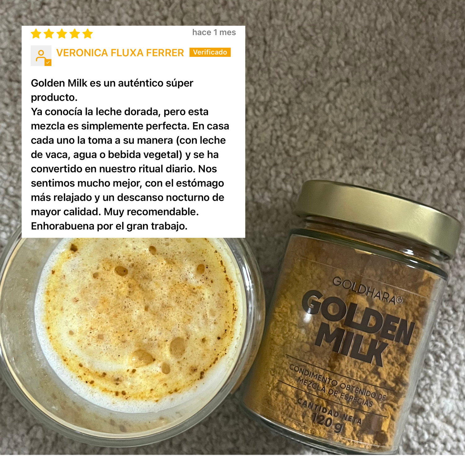 Golden Milk 45g - Formato Oficina 15 días