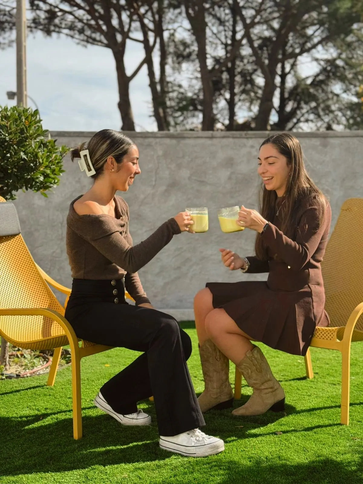 Alba y Carla, fundadoras de Goldhara